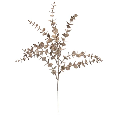 15.5" Champagne Glitter Eucalyptus Pick by Ashland®