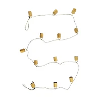 Hello Honey® 6ft. Gold Metal Bell Garland
