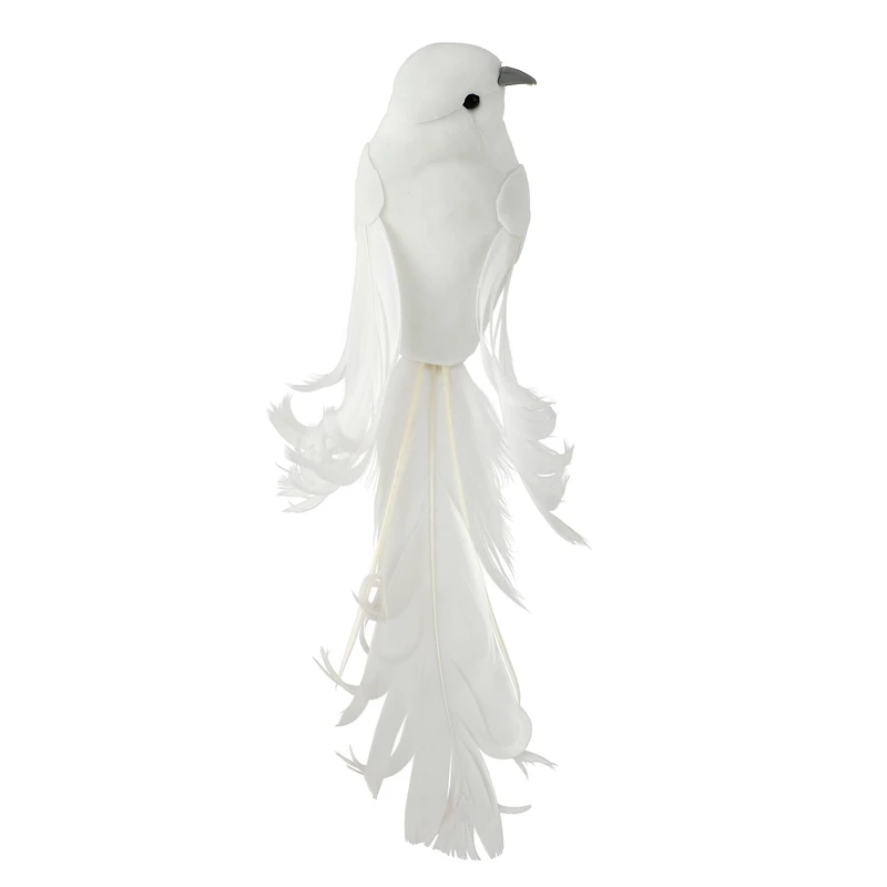 White Decorative Feather Bird by Ashland®