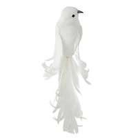 White Decorative Feather Bird by Ashland®