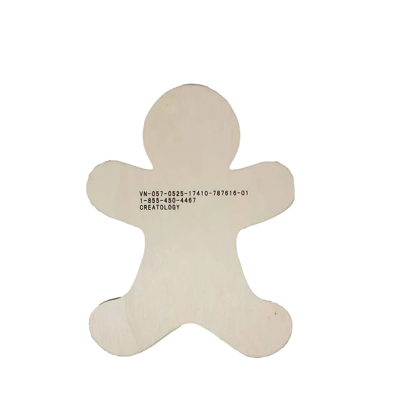 6" Wood Gingerbread Men, 6ct. by Creatology™