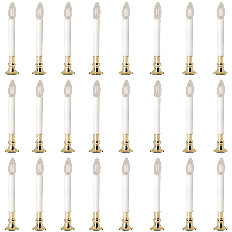 24 Pack: 7" Electric Candle Lamp with Sensor by Ashland™