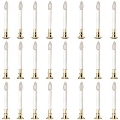24 Pack: 7" Electric Candle Lamp with Sensor by Ashland™