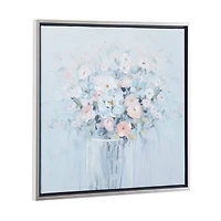Blue Polystone French Country Framed Wall Art