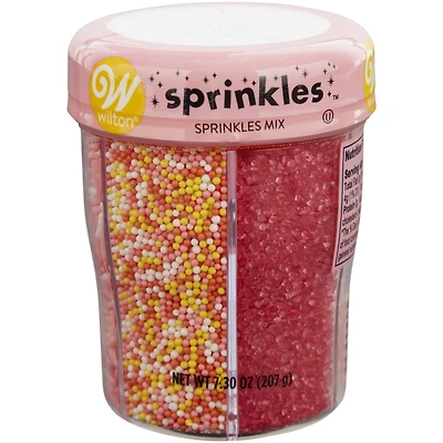 Wilton® Primary Pinks 6-Cell Sprinkle Mix