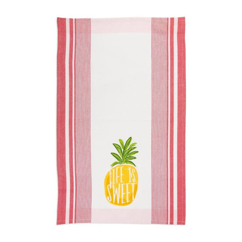 DII® Hello Summer Print Dishtowel, 3ct.