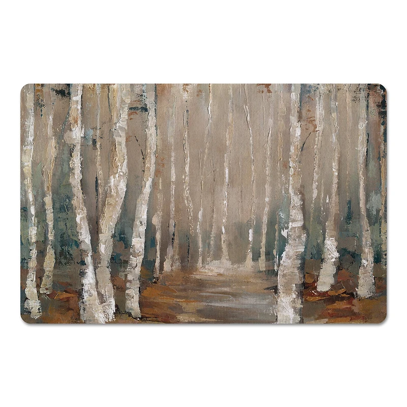 Birch Tree Landscape 18" x 27" Floor Mat