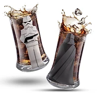 JoyJolt® Star Wars™ 18.5oz. Beware Of the Dark Side Tall Drinking Glasses, 2ct.