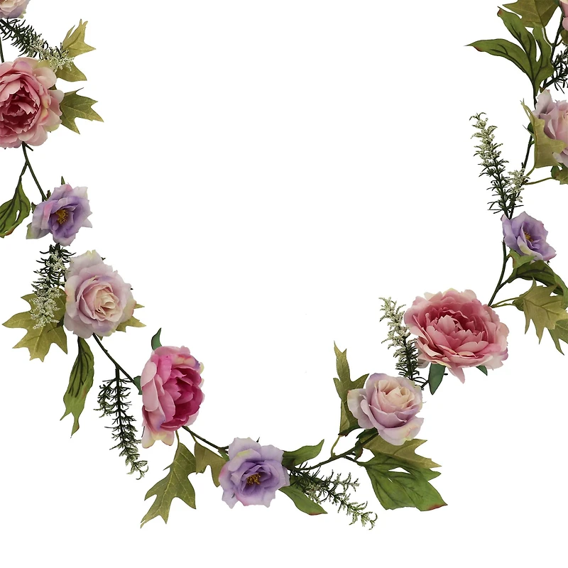 6ft. Pink Peony & Rose Garland by Ashland®