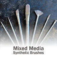 Tribeca Synthetic Taklon Short Handle Script Liner Brush by Artist's Loft™, Size 2/0