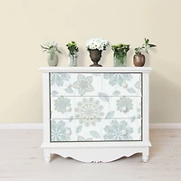 NuWallpaper Gypsy Floral Blue & Green Peel & Stick Wallpaper