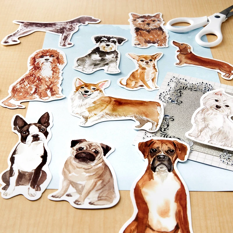 Dogs Die Cut Stickers by Recollections™