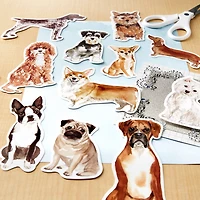 Dogs Die Cut Stickers by Recollections™