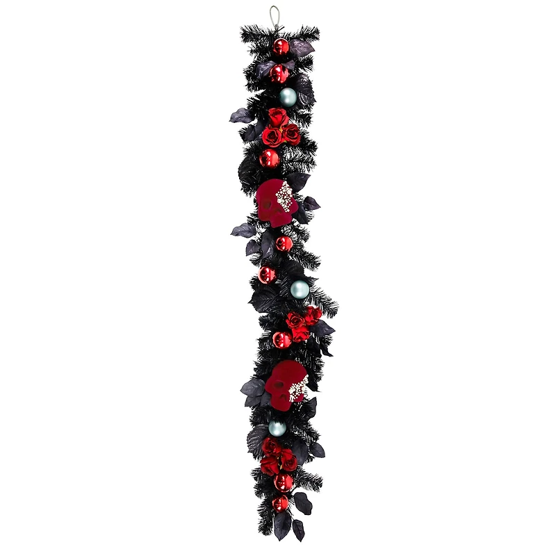 6ft. Red Rose & Ornament Garland by Ashland®