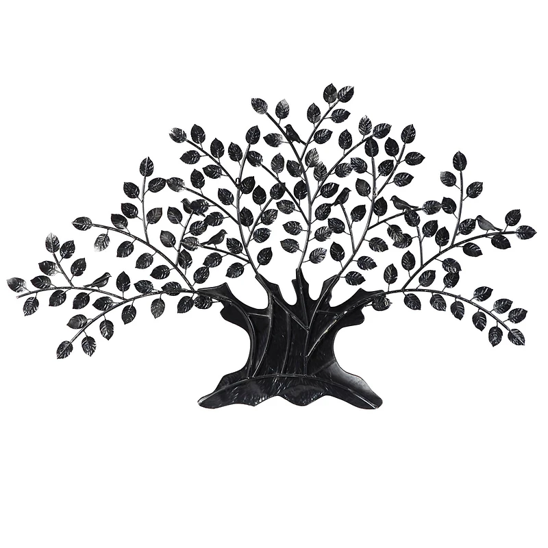 Brown Iron Traditional Wall Tree, 41" x 75" x 3"