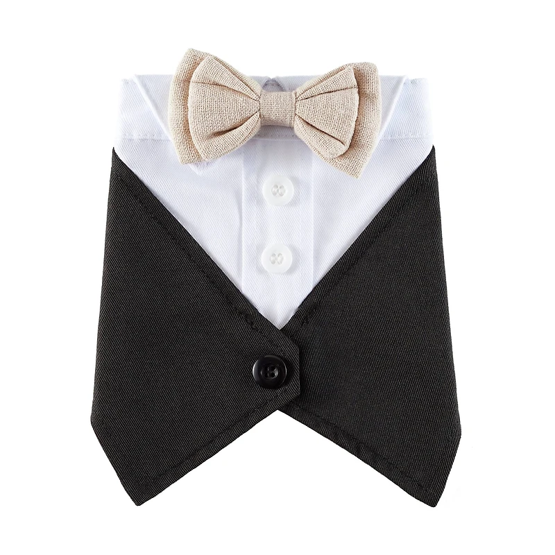 Best Furry Friends Rustic Tuxedo Dog Collar