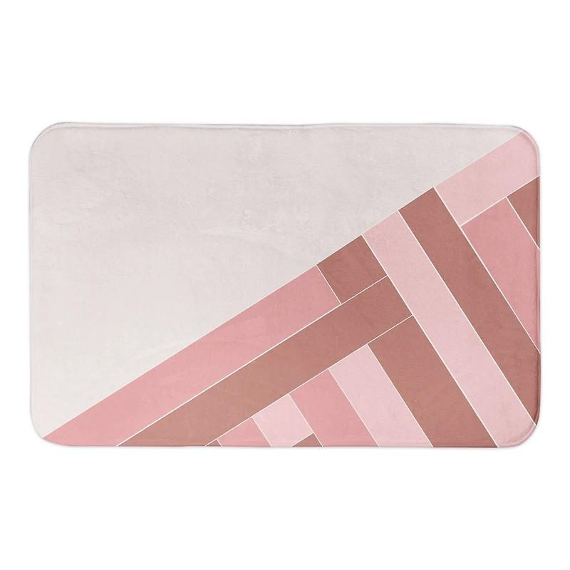 Rectangle Lines 34" x 21" Bath Mat