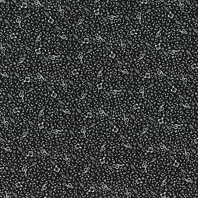 Fabric Traditions Music Notes Cotton Fabric