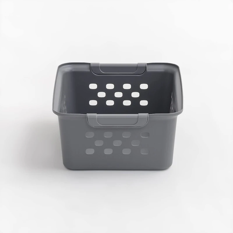 IRIS Gray Small Organizer Storage Basket, 10ct.