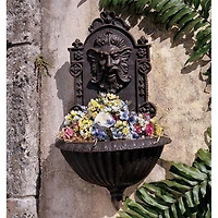 Design Toscano 19.5" Greenman Sculptural Garden Wall Font