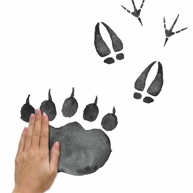 RoomMates Animal Tracks Peel & Stick Wall Decals