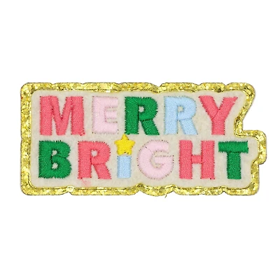 Merry Bright Iron-On & Adhesive Patch by Celebrate It™