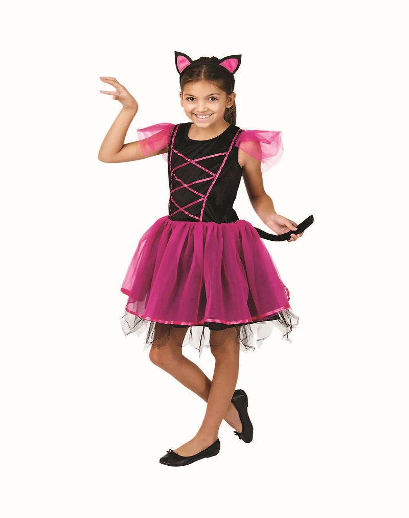 Pink Kitty Cat Ballerina Toddler Girl's Costume
