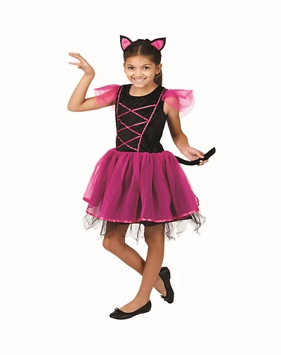 Pink Kitty Cat Ballerina Toddler Girl's Costume