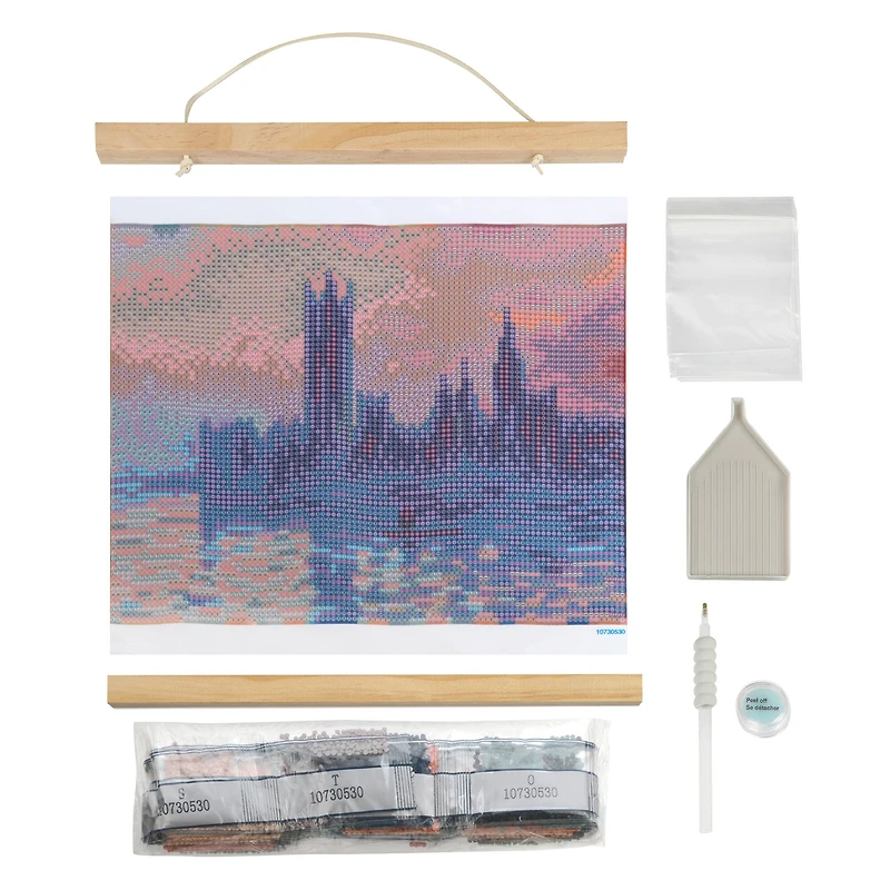Houses of Parliament with Frame Diamond Art Kit by Make Market®