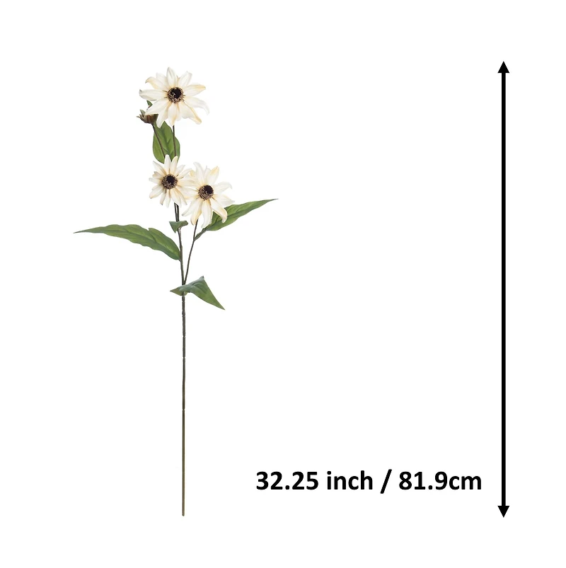 32.25" White Black-Eyed Susan Stem by Ashland®