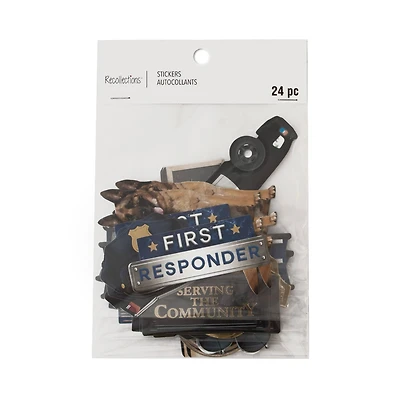 Police Die Cut Stickers by Recollections™