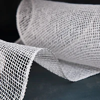 10" x 19ft. White Poly Burlap Mesh by Celebrate It™