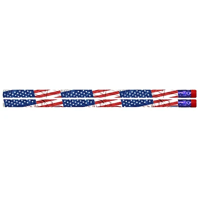 Musgrave Pencil Company Flags & Fireworks Pencil, 12 Packs of 12