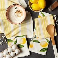 DII® Lemon Bliss Dishtowel, 4ct.
