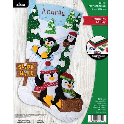 Bucilla® Penguins at Play Felt Stocking Kit