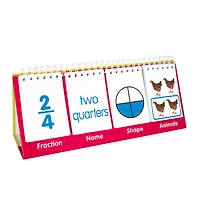 Junior Learning® Double-Sided Fractions Flips