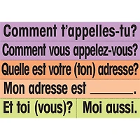 Poster Pals® French High-Frequency Vocabulary Card Set