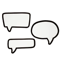 Back to Class Mini Die Cut Black & White Speech Bubble Accents