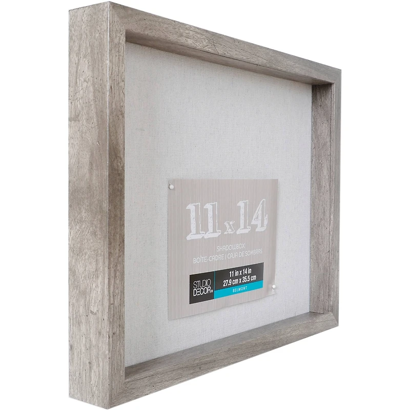Gray Belmont Shadow Box by Studio Décor