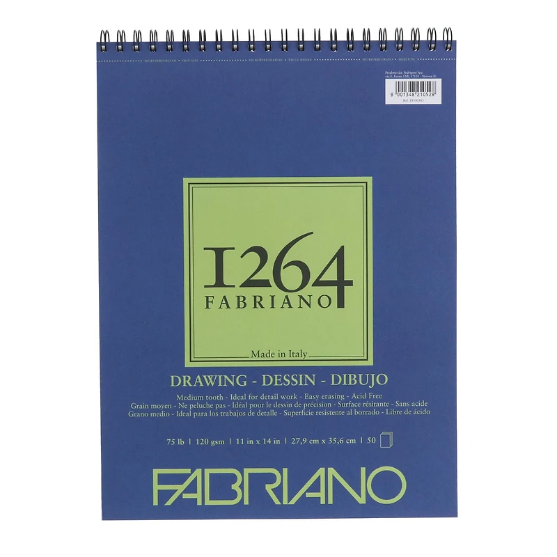 Fabriano® 1264 75lb. Drawing Pad