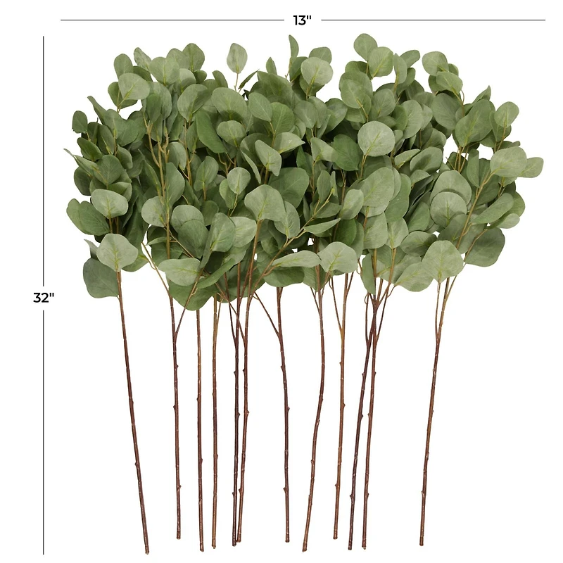 32" Green Eucalyptus Stem Artificial Foliage, 12ct.