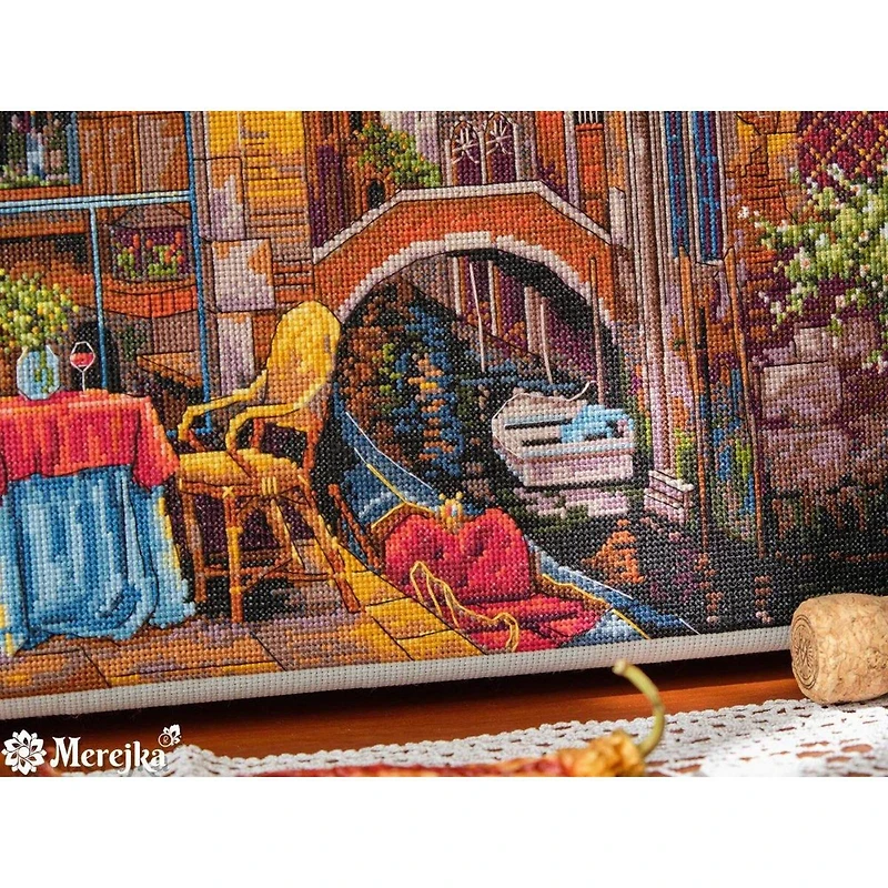 Merejka Our Special Place in Venice Counted Cross Stitch Kit