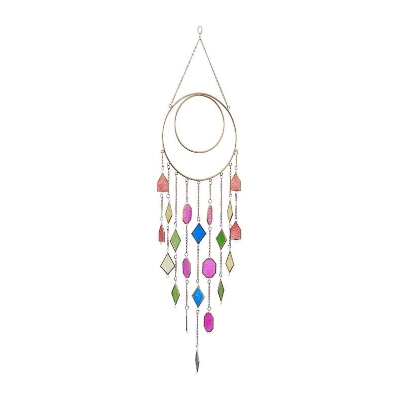 Multi Metal Contemporary Windchime, 49" x 12"