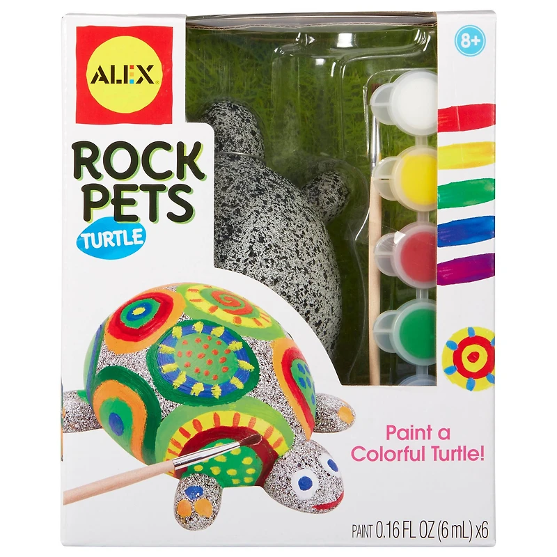 ALEX Toys Craft Rock Pets Turtle Kids Art and Craft Activity