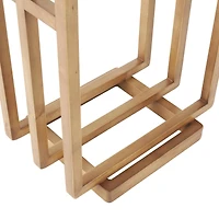 33" Brown Sleek Modern Quilt Rack