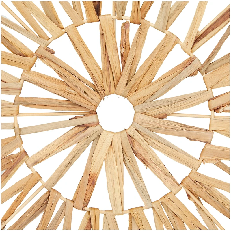 24" Natural Starburst Geometric Sculpture