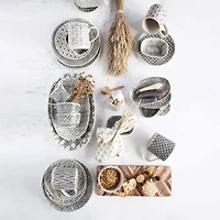 Hello Honey® Black Cream & Sugar Stoneware Jar Set