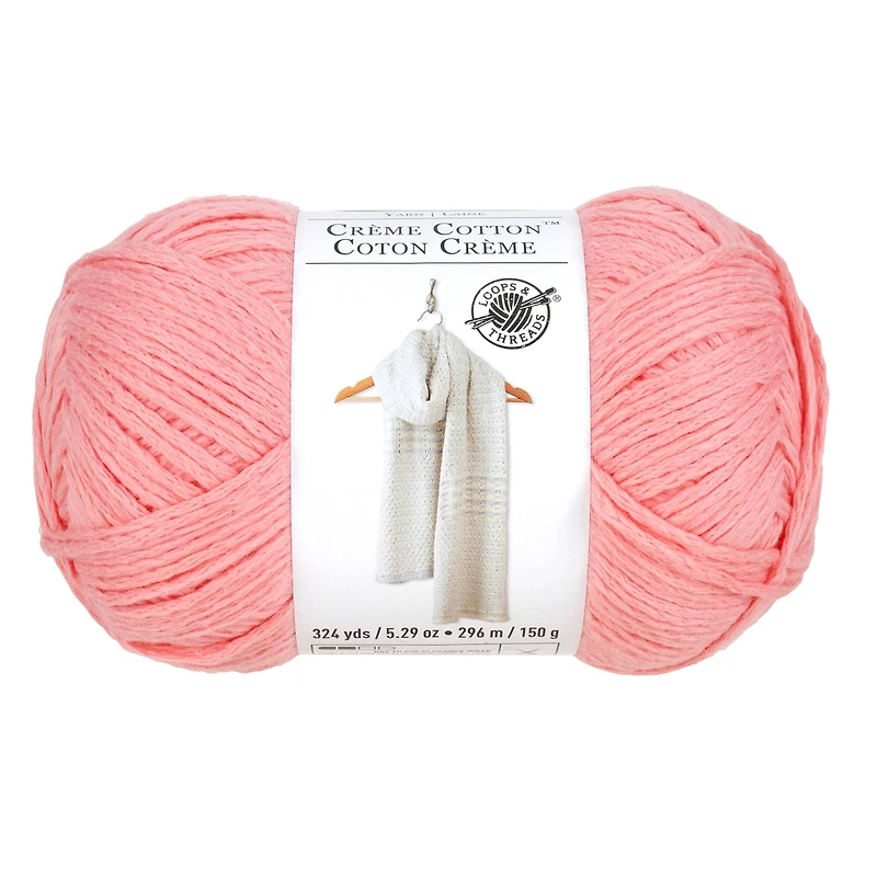 15 Pack: Crème Cotton™ Yarn by Loops & Threads®