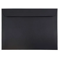 JAM Paper 9.5" x 12.62" Black Booklet Envelopes