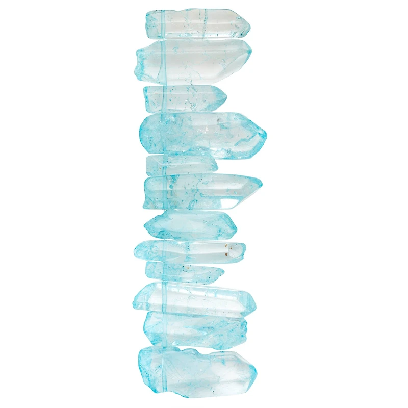 12 Pack: Sedona Light Blue Quartz Nugget Beads by Bead Landing™